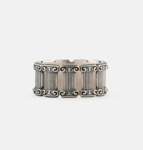 Serge De Nimes Silver Pillar Ring