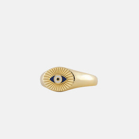 Serge De Nimes Silver Gold Plated Focus Ring
