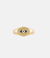 Serge De Nimes Silver Gold Plated Focus Ring