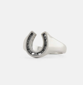 Serge De Nimes Silver Horse Shoe Ring
