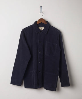 USKEES #3001 CORD Button Overshirt - Midnight Blue