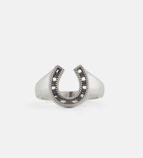 Serge De Nimes Silver Horse Shoe Ring