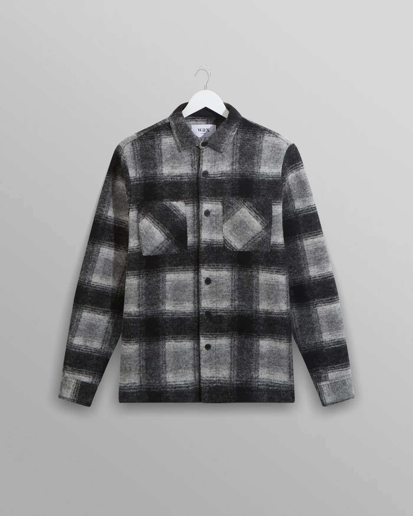 WAX LONDON CLOTHING Whiting Overshirt - Charcoal Pine