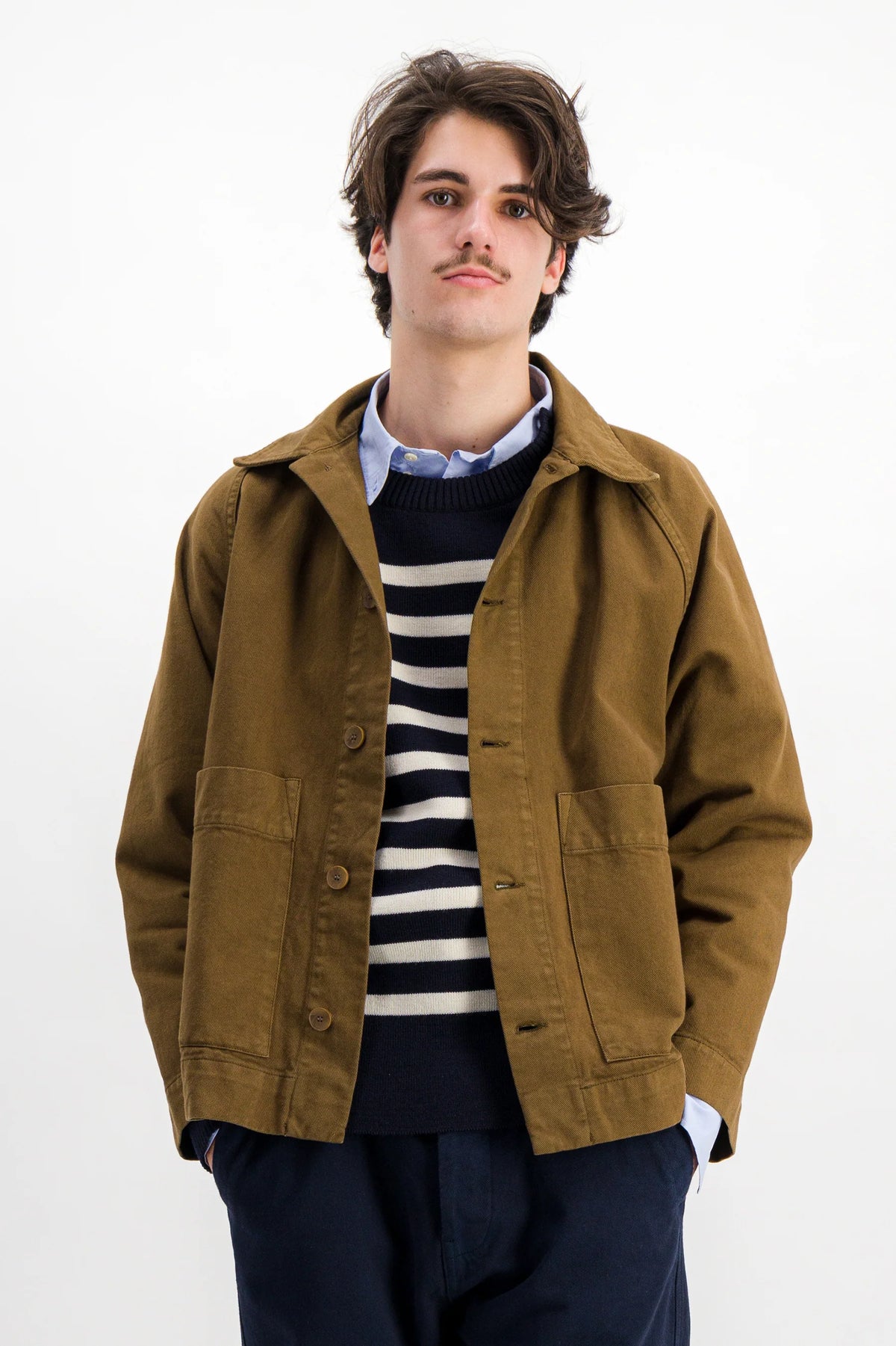 PARAGES CLOTHING Cotton Twill Coach Jacket
