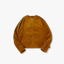 STANDARD TYPES V-Neck Work Jacket - Tan Cord