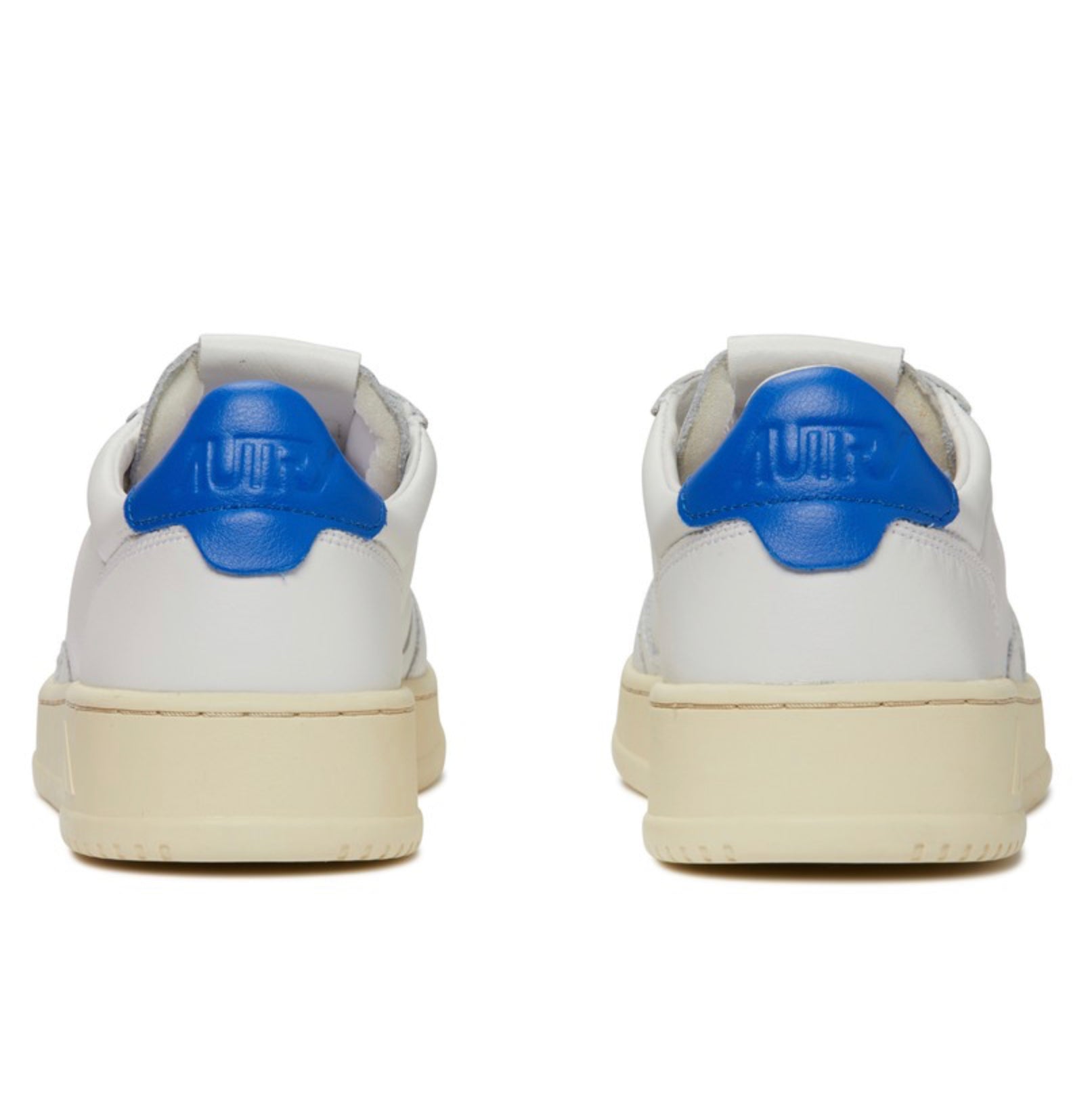 Autry Action Shoes Low Man Leather - White & P Blue (Excluded from discount) , Trainers, Autry, Working Title