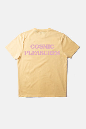 Edmmond Studios Cosmic Pleasures Plain Light Yellow T-Shirt