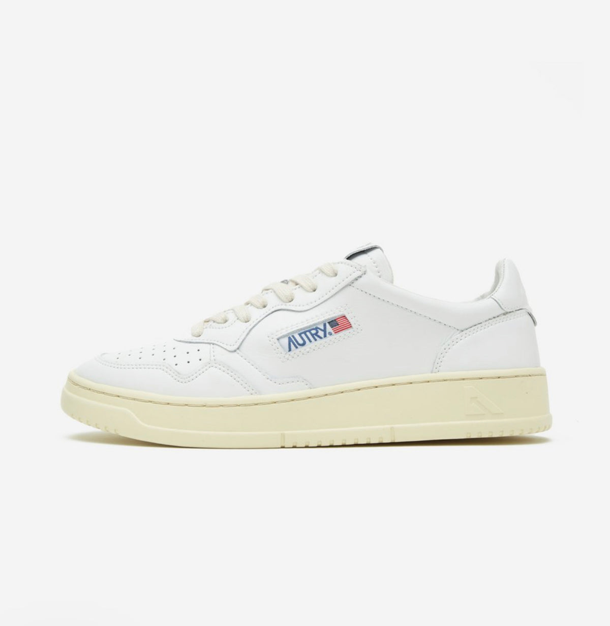 Autry Action Shoes Low Man Leather - White (Excluded from discount)