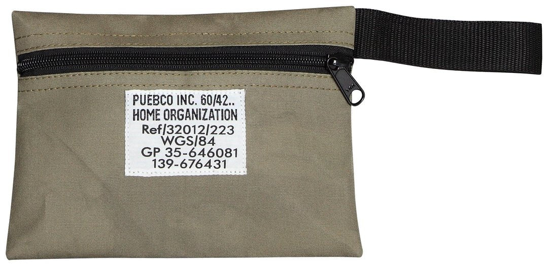 Puebco Laminated Short Pouch - Olive , Wallets, Puebco, Working Title
