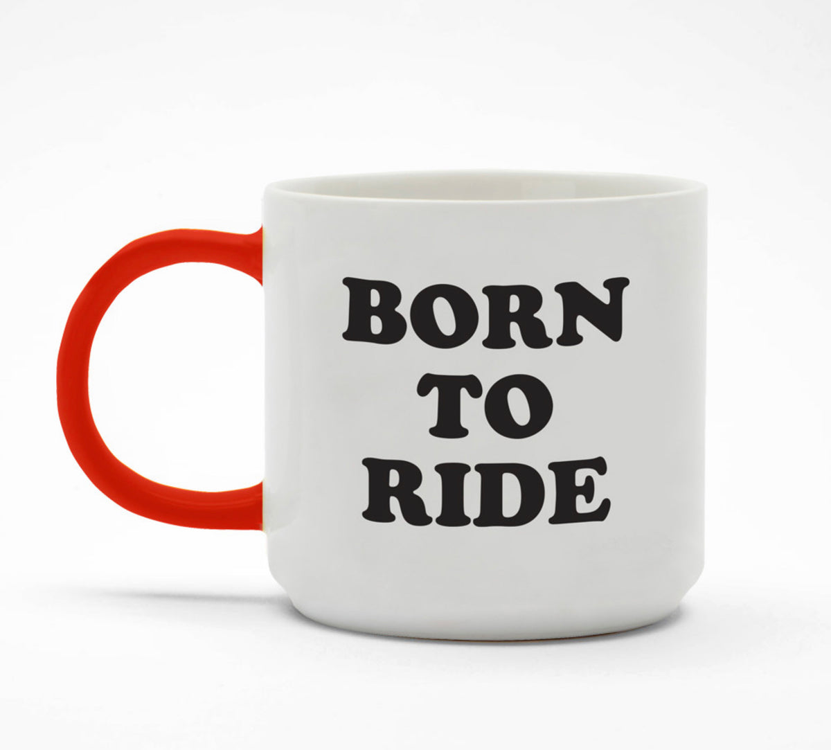 Magpie Line Snoopy Peanuts Mug - Born To Ride , Cups, Magpie, Working Title