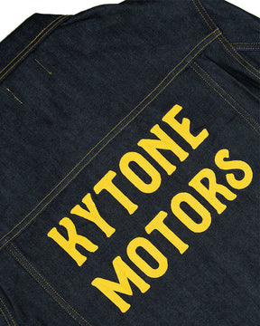KYTONE Motorsport Selvedge Denim Embroidered Highway Jacket , Jackets, Kytone, Working Title
