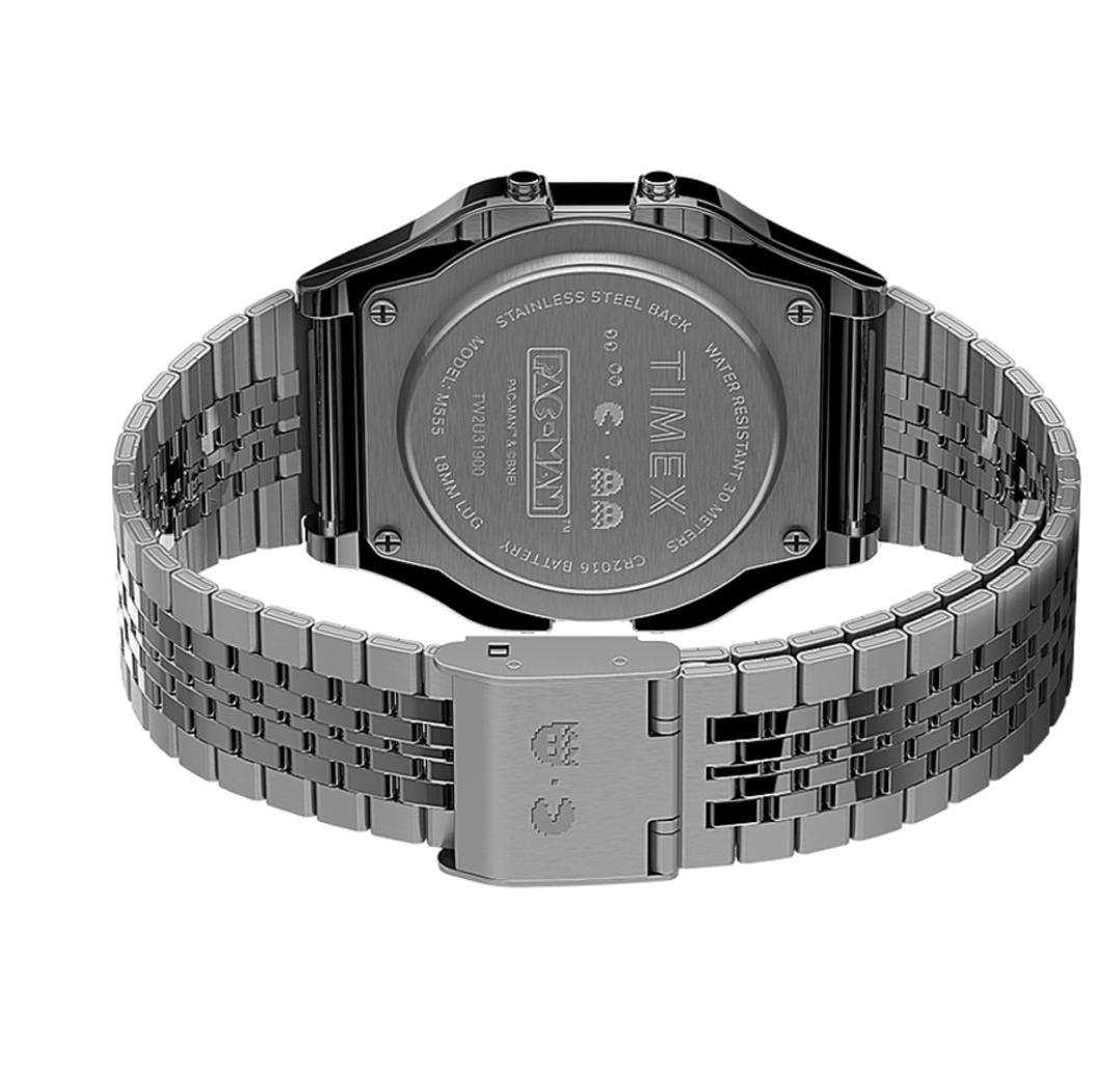 Timex T80 x PAC-MAN™ 34mm Stainless Steel Bracelet Watch - Silver Tone