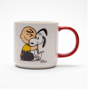 Magpie Line Snoopy Peanuts Mug - Happiness Is A Warm Puppy