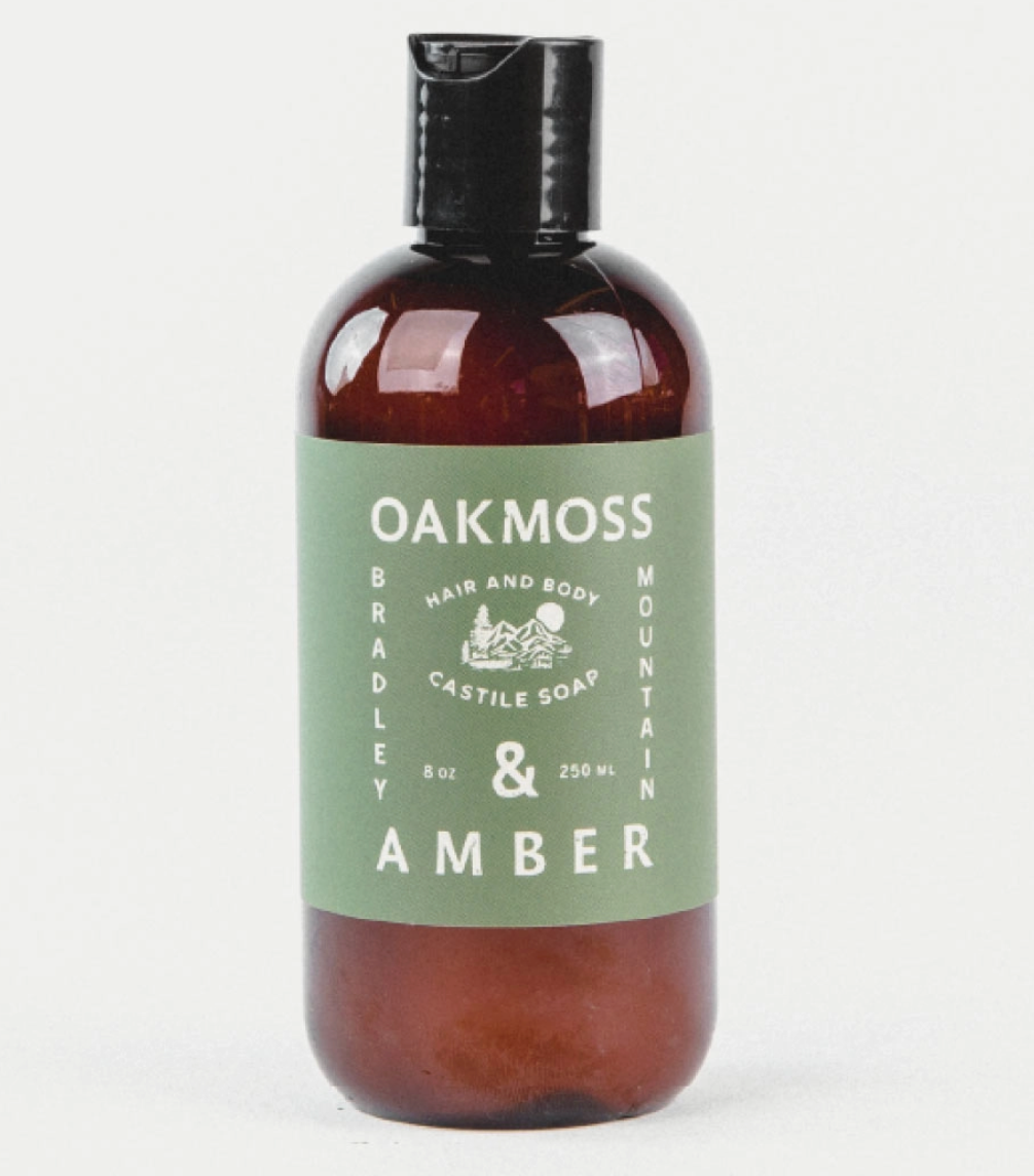 Bradley Mountain Oak Moss and Amber Hair & Body Soap