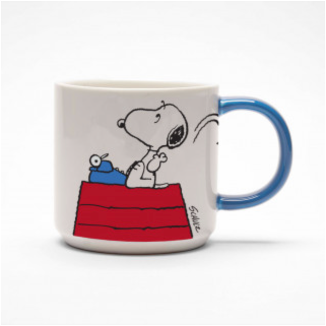 Magpie Line Snoopy Peanuts Mug - Genius At Work