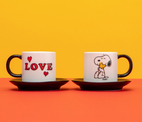 Magpie Line Snoopy Espresso Cup Set - Love , Cups, Magpie, Working Title