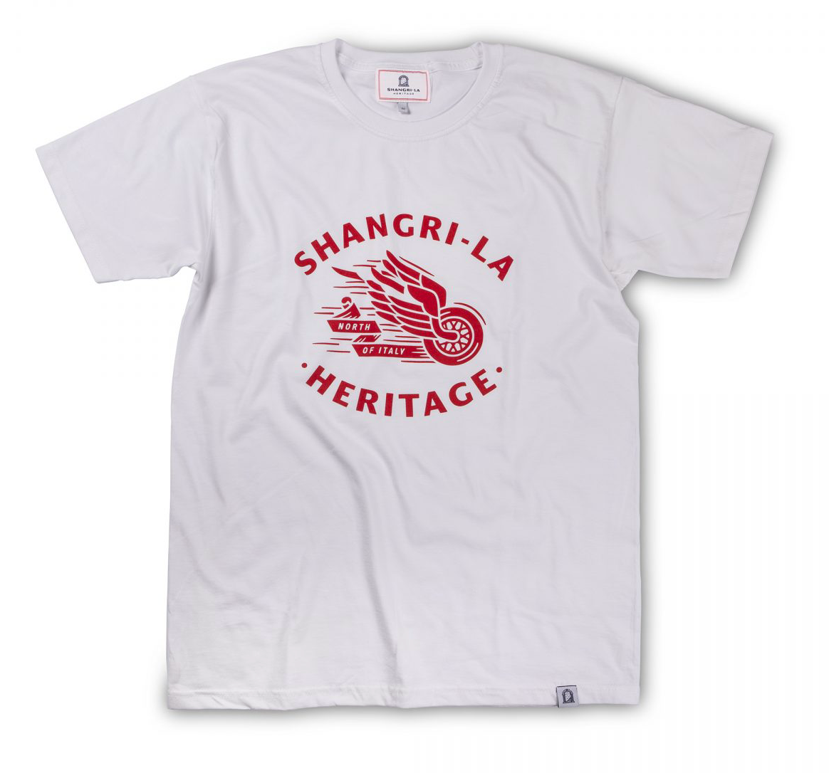 Shangri-La Heritage Winged Wheel Red T-Shirt