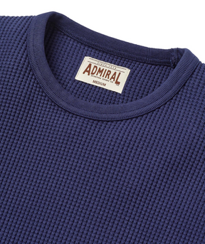 Admiral Sporting Goods Glenfield Waffle Sweatshirt - Hawk Navy , Sweatshirt, Admiral, Working Title