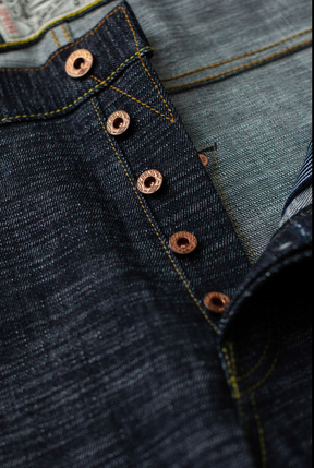 The Old Blue Co 7.75" cut - 18oz Over-Slub Selvedge Atlantic Jean , Jeans, Old Blue Co, Working Title