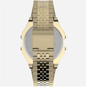 Timex T80 x Space Invaders™ 34mm Stainless Steel Bracelet Watch - Gold