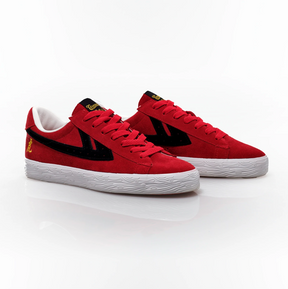 Warrior Shanghai Dime Year Of The Tiger Suede Basketball Shoe - Red/Black