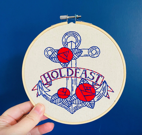 Hook Line & Tinker Embroidery Sets - Hold Fast Anchor
