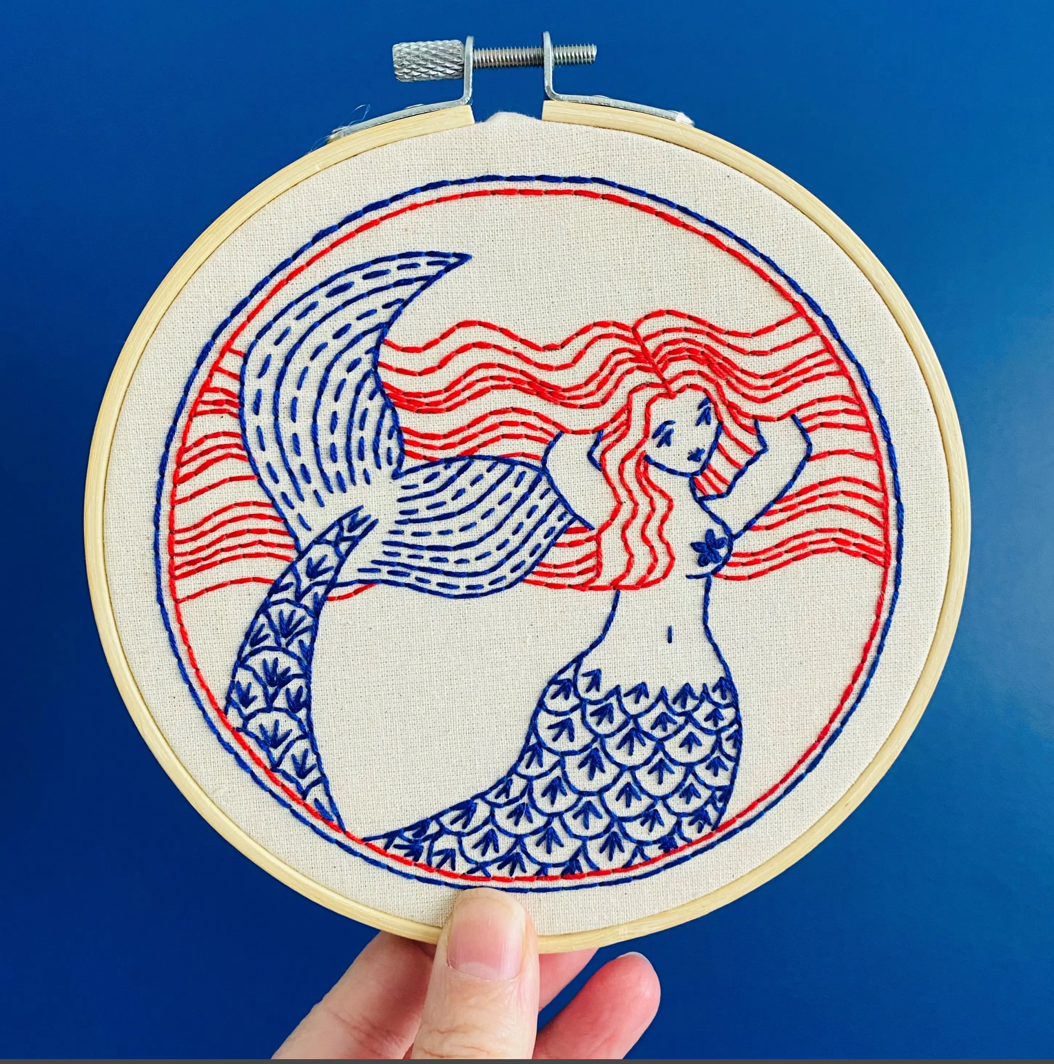Hook Line & Tinker Embroidery Sets - Mermaid