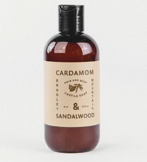 Bradley Mountain Cardamom & Sandalwood Hair & Body Soap , Shampoo and Body Wash, Bradley Mountain, Working Title