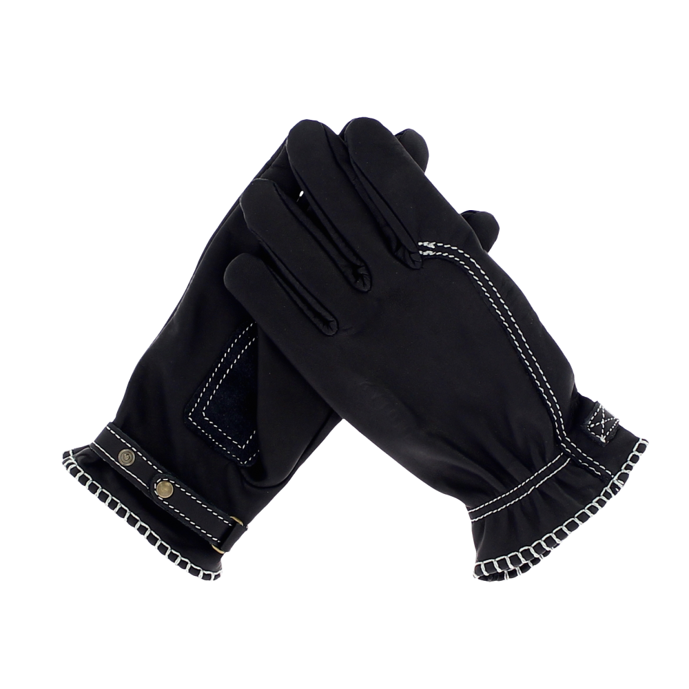 Kytone Black CE Leather Gloves