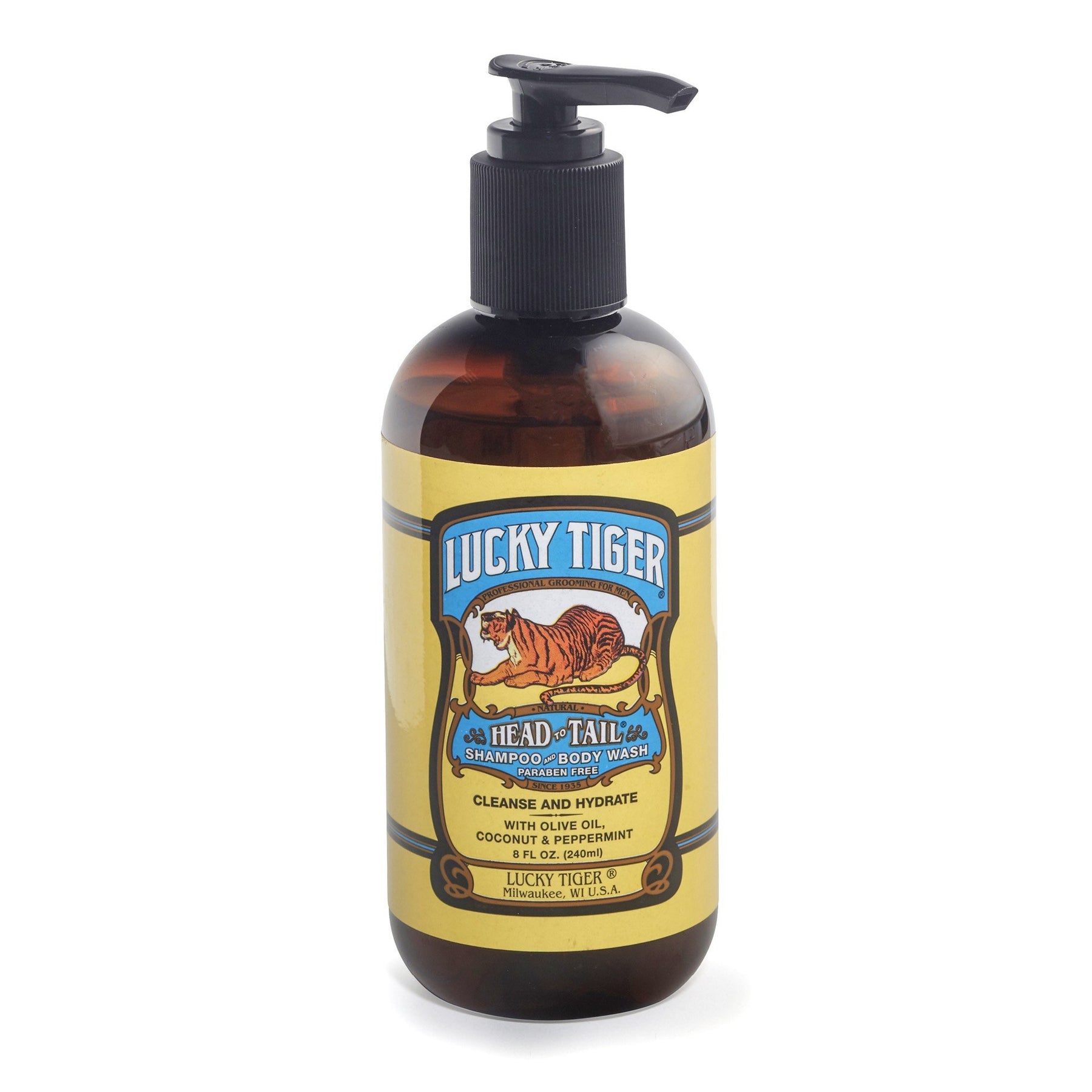 Lucky Tiger Head and Tail Shampoo and Body Wash , Shampoo and Body Wash, Lucky Tiger, Working Title