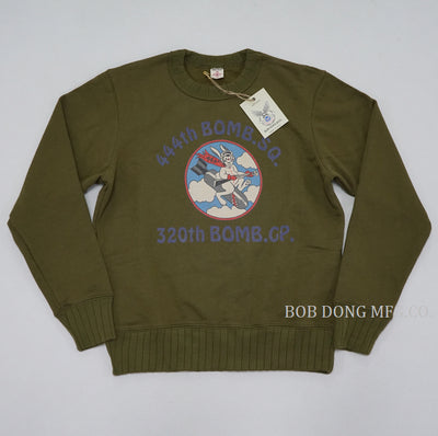 Bob Dong Clothing Bomb Squad Rabbit Sweatshirt - Army Green